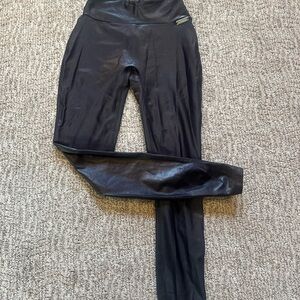 Black Bombshell Sportwear Shiny Leggings